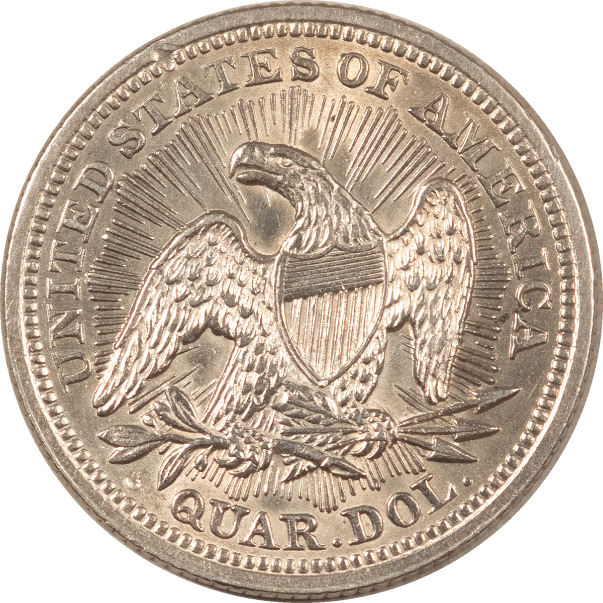 Liberty Seated Quarters 1853 SEATED LIBERTY QUARTER ARROWS & RAYS – HIGH GRADE, NEARLY UNC BUT CLEANED Liberty Seated Quarters 1853 SEATED LIBERTY QUARTER ARROWS & RAYS – HIGH GRADE, NEARLY UNC BUT CLEANED