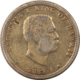 Hawaii/U.S. Territory Coins 1883 KINGDOM OF HAWAII 25 CENTS – HIGH GRADE CIRCULATED EXAMPLE, CLEANED!