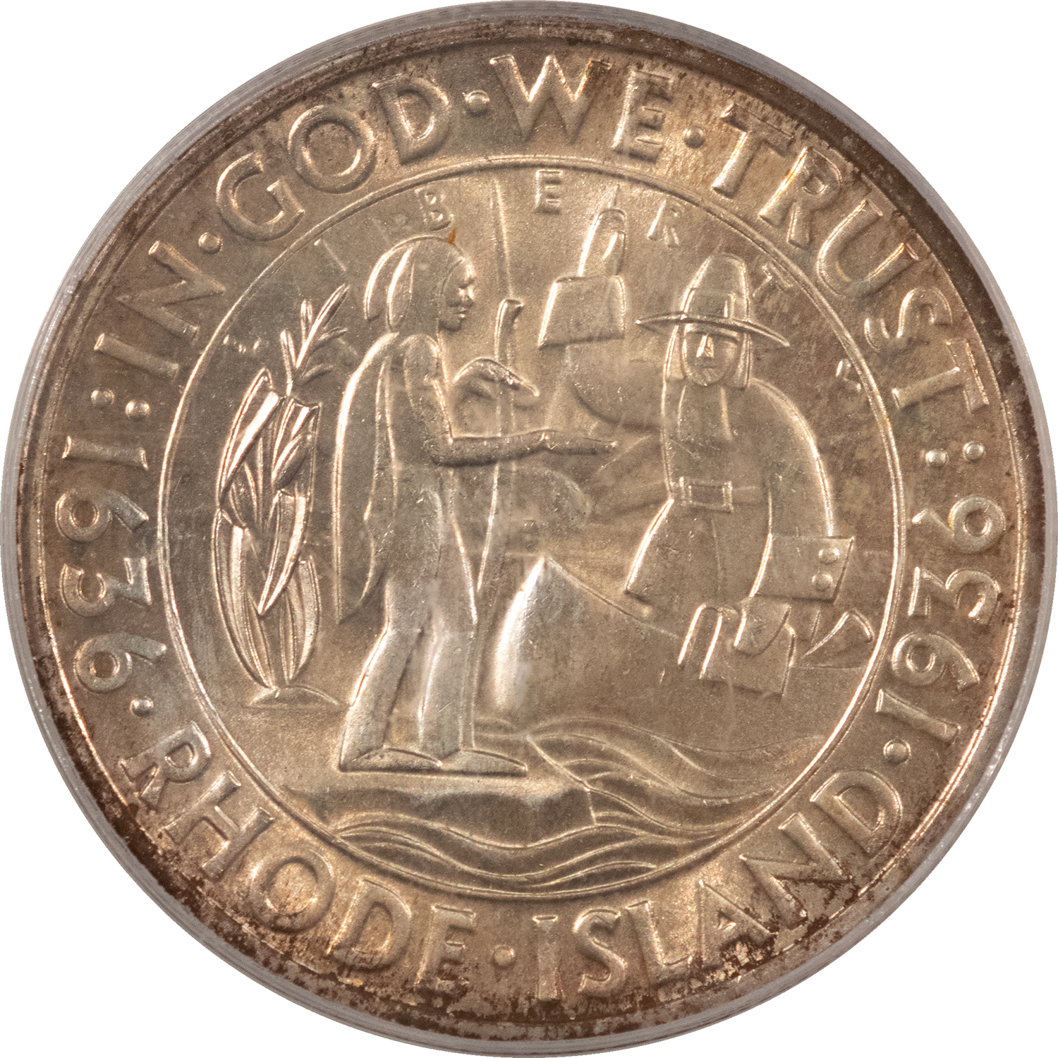 CAC Approved Coins 1936 RHODE ISLAND COMMEMORATIVE HALF DOLLAR – PCGS MS-65 OGH, CAC APPROVED, PQ! CAC Approved Coins 1936 RHODE ISLAND COMMEMORATIVE HALF DOLLAR – PCGS MS-65 OGH, CAC APPROVED, PQ!