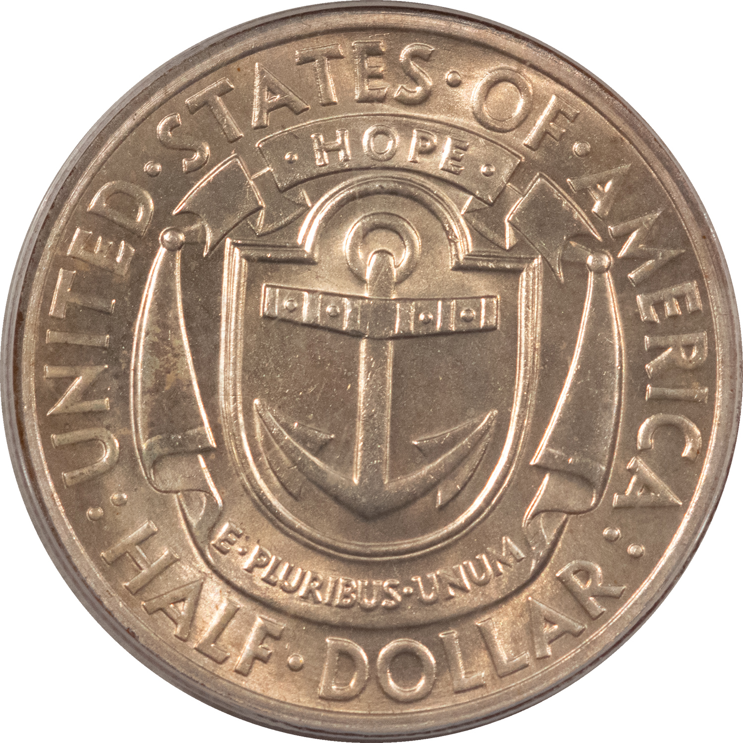 CAC Approved Coins 1936 RHODE ISLAND COMMEMORATIVE HALF DOLLAR – PCGS MS-65 OGH, CAC APPROVED, PQ! CAC Approved Coins 1936 RHODE ISLAND COMMEMORATIVE HALF DOLLAR – PCGS MS-65 OGH, CAC APPROVED, PQ!