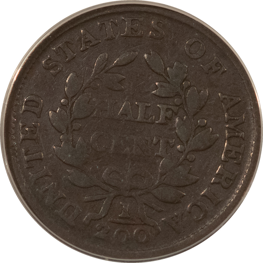 Draped Bust Half Cents 1803 DRAPED BUST HALF CENT – ANACS VG-8, WHOLESOME & NICE! Draped Bust Half Cents 1803 DRAPED BUST HALF CENT – ANACS VG-8, WHOLESOME & NICE!
