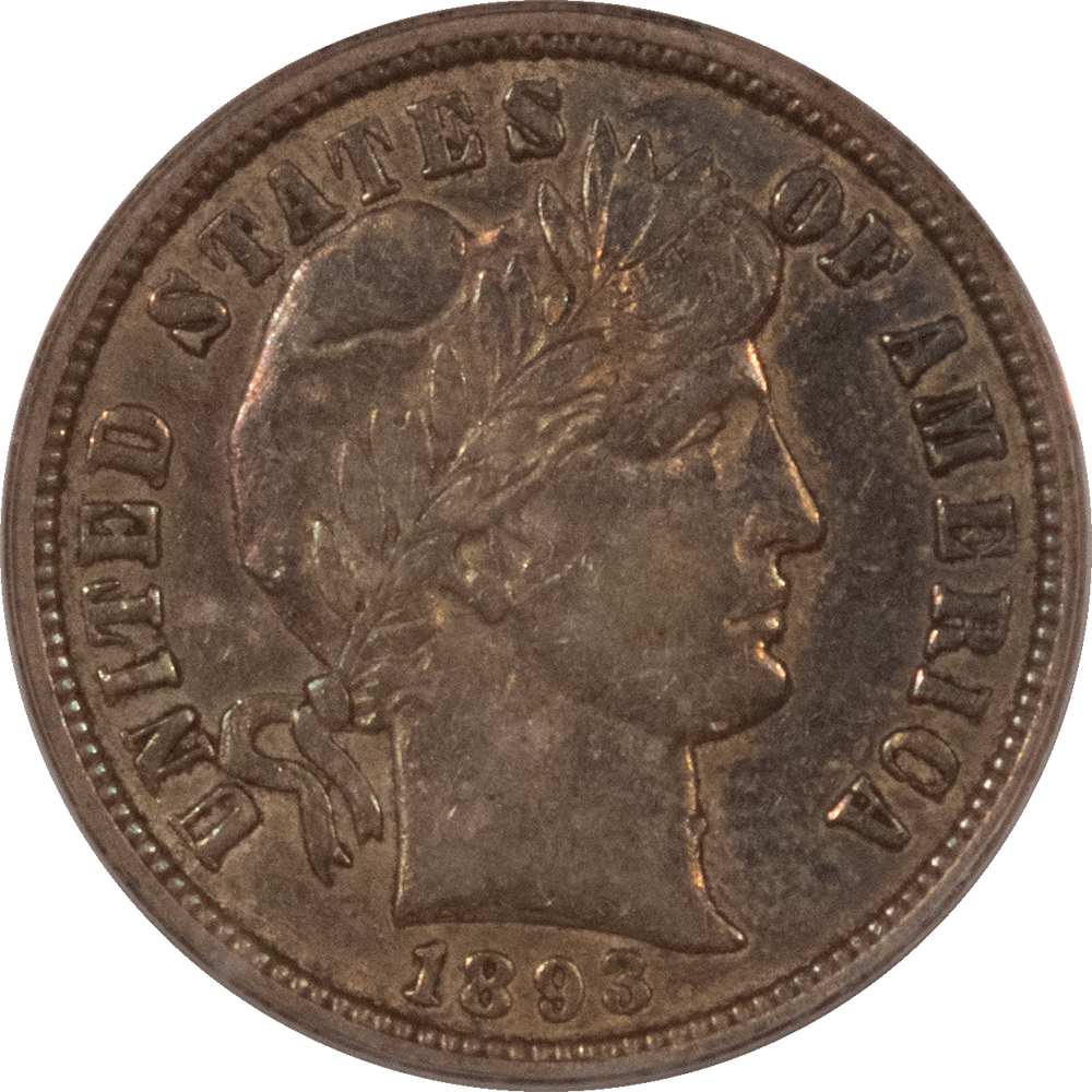 Barber Dimes 1893-O BARBER DIME – PCGS XF-45 NICE ORIGINAL, TOUGH! Barber Dimes 1893-O BARBER DIME – PCGS XF-45 NICE ORIGINAL, TOUGH!