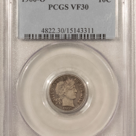 Barber Dimes 1900-O BARBER DIME – PCGS VF-30