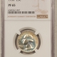 New Certified Coins 1941 PROOF WASHINGTON QUARTER – PCGS PR-65, FRESH GEM!