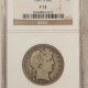 Half Dollars 1877 SEATED LIBERTY HALF DOLLAR – ANACS VF-30, PERFECT FOR GRADE!
