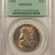 Franklin Halves 1953 PROOF FRANKLIN HALF DOLLAR – NGC PF-65, ORIGINAL GEM!
