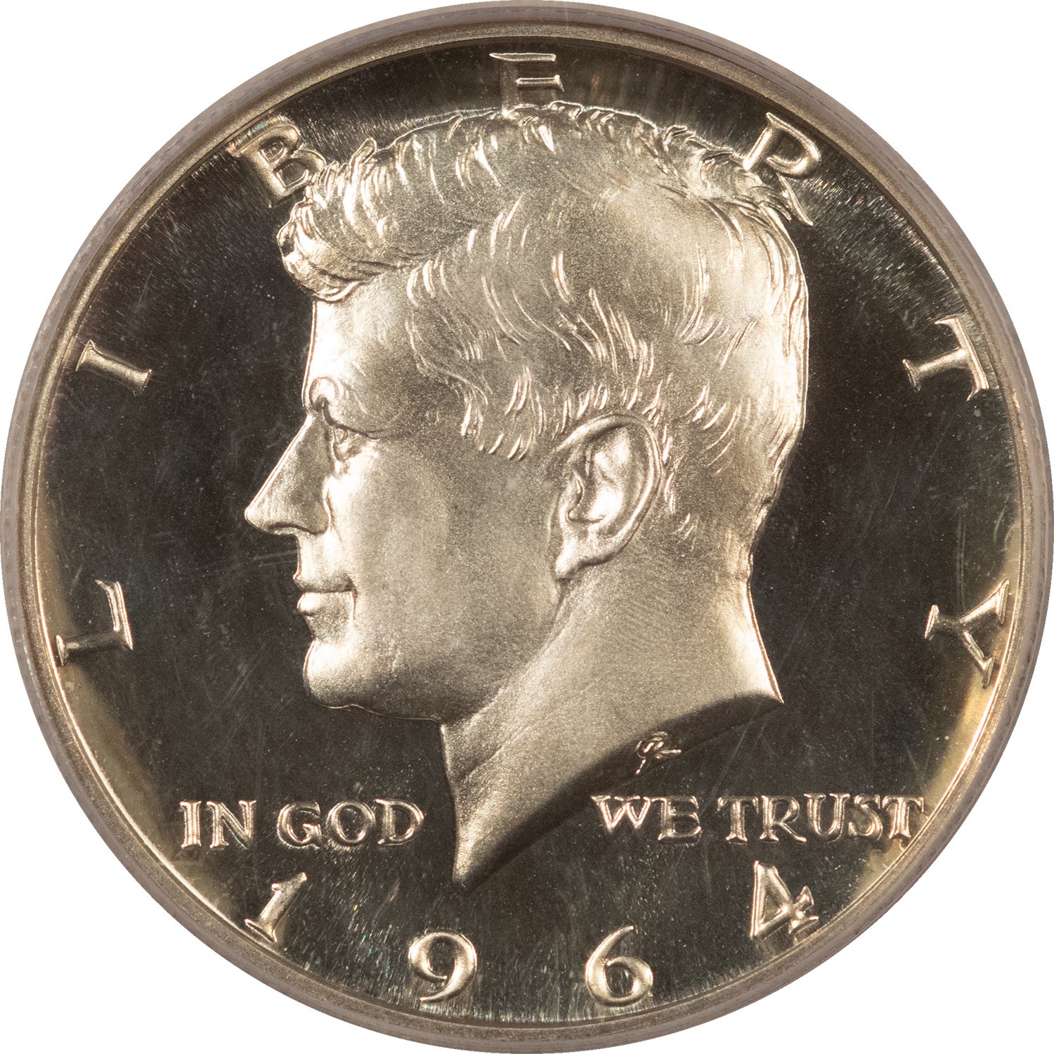 Half Dollars 1964 PROOF KENNEDY HALF DOLLAR – PCGS PR-67 DCAM, BLACK & WHITE DEEP CAMEO! Half Dollars 1964 PROOF KENNEDY HALF DOLLAR – PCGS PR-67 DCAM, BLACK & WHITE DEEP CAMEO!