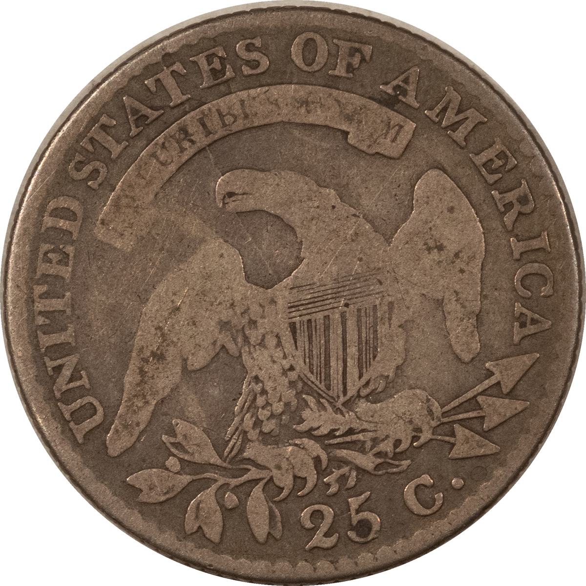 Capped Bust Quarters 1818 CAPPED BUST QUARTER LARGE SIZE – PLEASING CIRCULATED EXAMPLE! Capped Bust Quarters 1818 CAPPED BUST QUARTER LARGE SIZE – PLEASING CIRCULATED EXAMPLE!