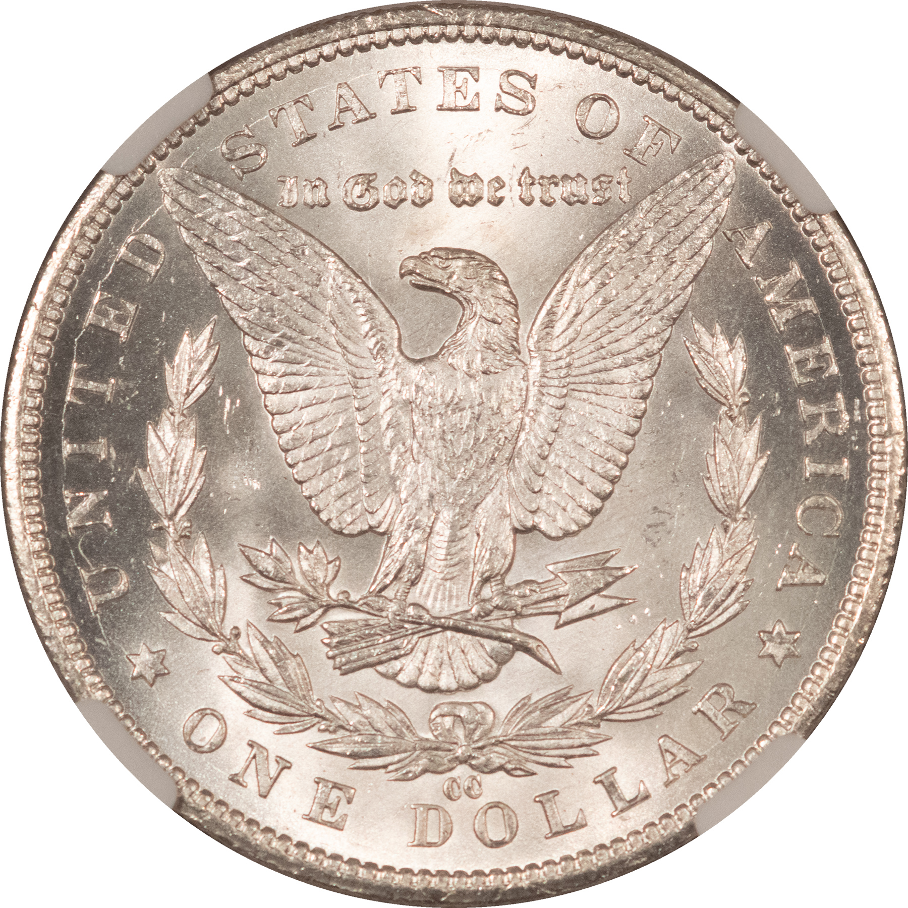 Dollars 1885-CC $1 MORGAN DOLLAR – NGC MS-64, BLAST WHITE CARSON CITY! Dollars 1885-CC $1 MORGAN DOLLAR – NGC MS-64, BLAST WHITE CARSON CITY!