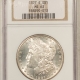 Dollars 1891-S $1 MORGAN DOLLAR – NGC MS-63, FRESH & PREMIUM QUALITY!