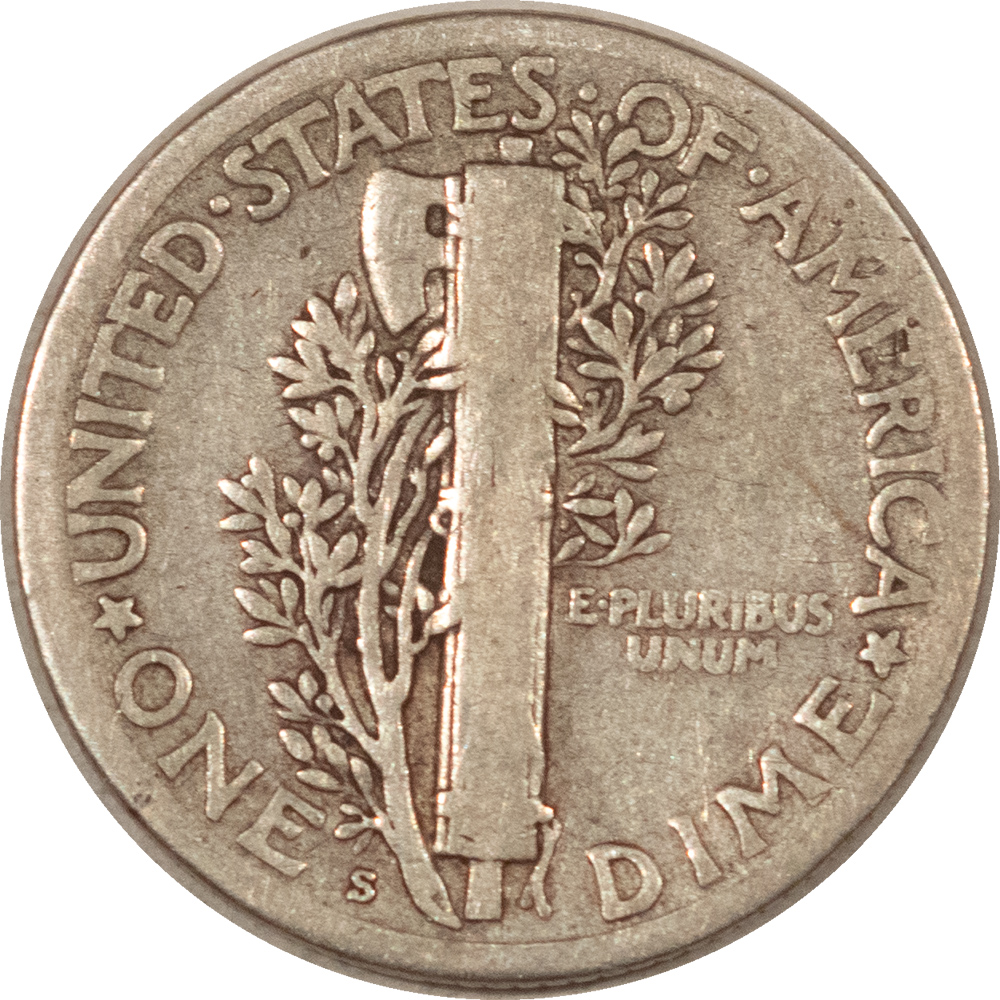 Dimes 1926-S MERCURY DIME – PLEASING CIRCULATED EXAMPLE! Dimes 1926-S MERCURY DIME – PLEASING CIRCULATED EXAMPLE!