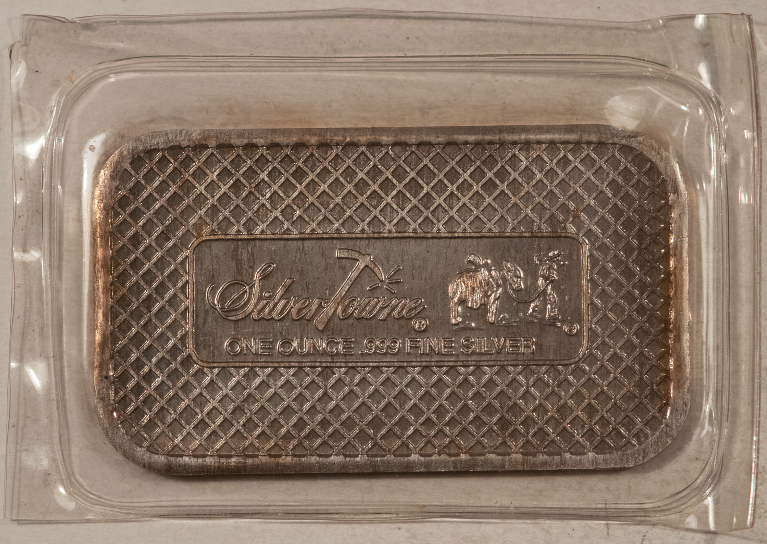 Bullion SILVERTOWNE VINTAGE RENO 1 OZ .999 SILVER BAR NEW STILL SEALED, ORIGINAL PLASTIC Bullion SILVERTOWNE VINTAGE RENO 1 OZ .999 SILVER BAR NEW STILL SEALED, ORIGINAL PLASTIC