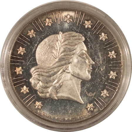 Bullion 1981 WORLDWIDE MINT LIBERTY VINTAGE ROUND 1 OZ .999 SILVER ROUND – UNCIRCULATED!