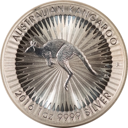 Bullion 2016 $1 AUSTRALIA 1 OZ KANGAROO .999 SILVER – GEM BRILLIANT UNCIRCULATED!