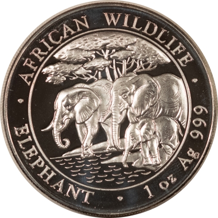 Bullion 2013 SOMALIA 100 SHILLINGS AFRICAN ELEPHANT 1 OZ .999 SILVER – GEM UNCIRCULATED