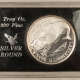 Bullion OLIVER NORTH STAR 1 OZ SILVER ROUND .999, MADE IN USA! GEM BU W/ ORIGINAL CARD!