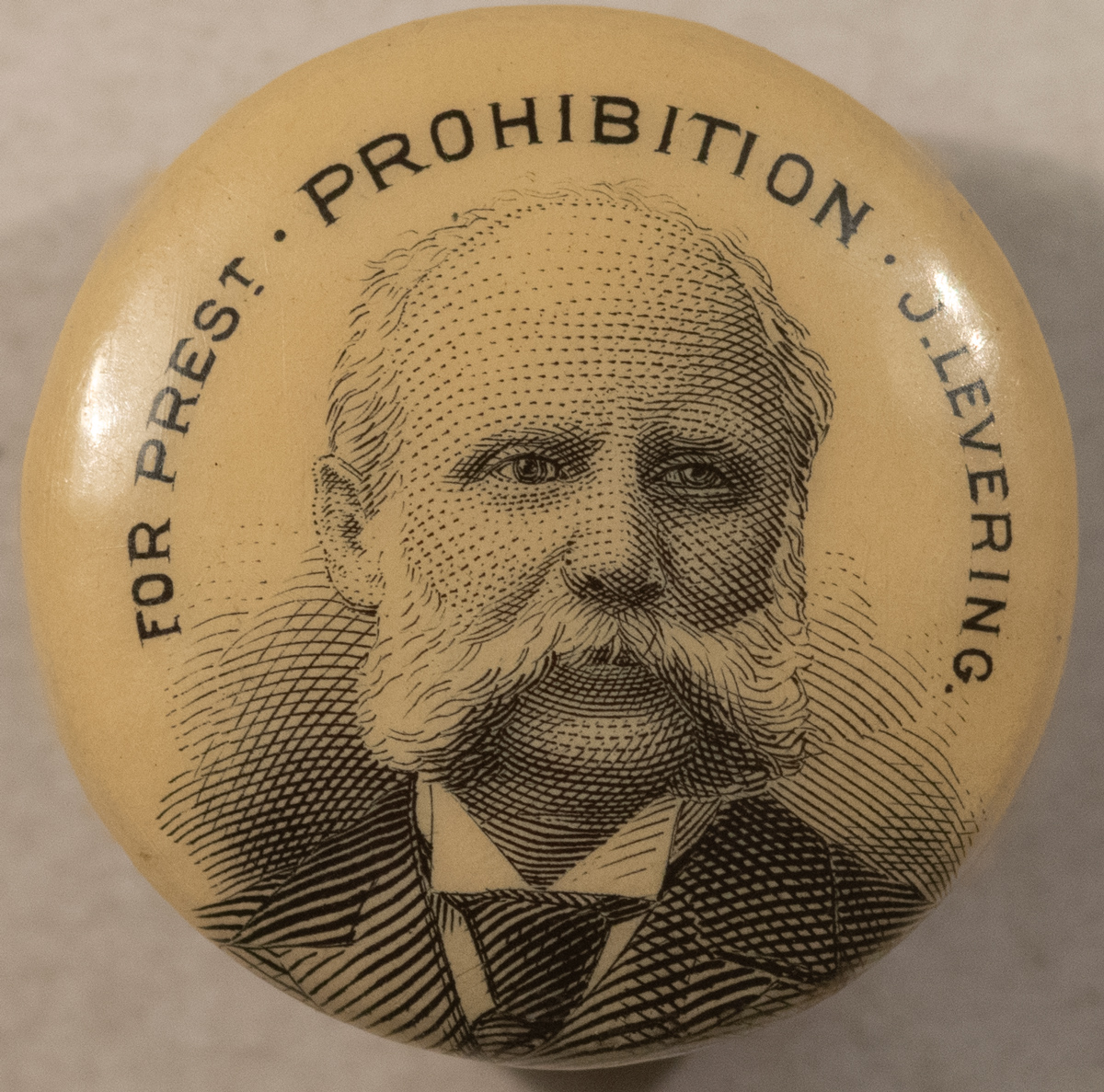 New Store Items 1896 JOSHUA LEVERING CANDIDATE FOR PRESIDENT CELLULOID STUD VERY RARE NEAR MINT! New Store Items 1896 JOSHUA LEVERING CANDIDATE FOR PRESIDENT CELLULOID STUD VERY RARE NEAR MINT!
