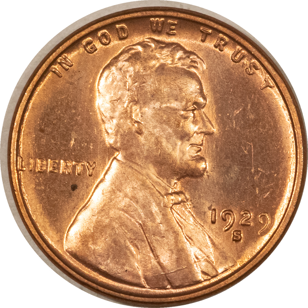 Lincoln Cents (Wheat) 1929-S LINCOLN CENT – UNCIRCULATED, LOTS OF RED & CHOICE! Lincoln Cents (Wheat) 1929-S LINCOLN CENT – UNCIRCULATED, LOTS OF RED & CHOICE!