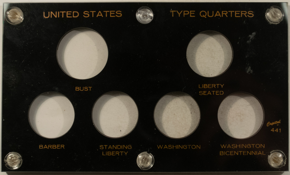 UNITED STATES U.S. QUARTER TYPE HOLDER, CAPITAL PLASTICS – SCARCE HOLDER! UNITED STATES U.S. QUARTER TYPE HOLDER, CAPITAL PLASTICS – SCARCE HOLDER!