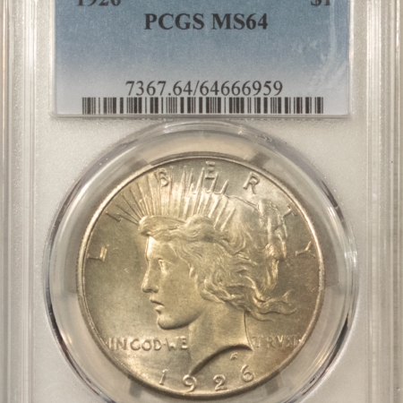 Dollars 1926 $1 PEACE DOLLAR – PCGS MS-64