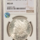 Dollars 1878-CC $1 MORGAN DOLLAR – ANACS MS-64, FLASHY WHITE! CARSON CITY! Dollars 1878-CC $1 MORGAN DOLLAR – ANACS MS-64, FLASHY WHITE! CARSON CITY!