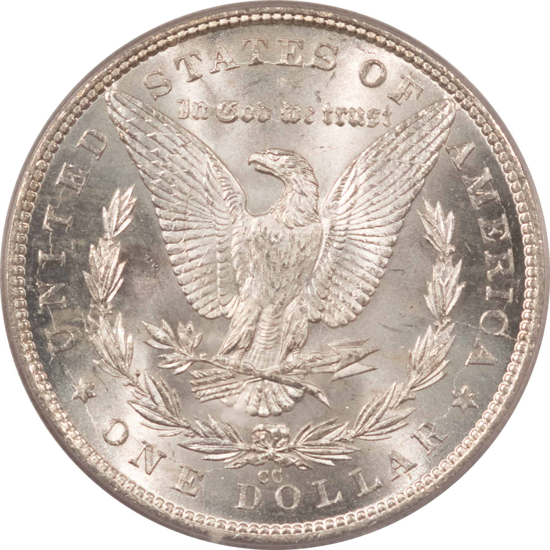 Dollars 1890-CC $1 MORGAN DOLLAR – PCGS MS-63, BLAST WHITE & CHOICE! CARSON CITY! Dollars 1890-CC $1 MORGAN DOLLAR – PCGS MS-63, BLAST WHITE & CHOICE! CARSON CITY!