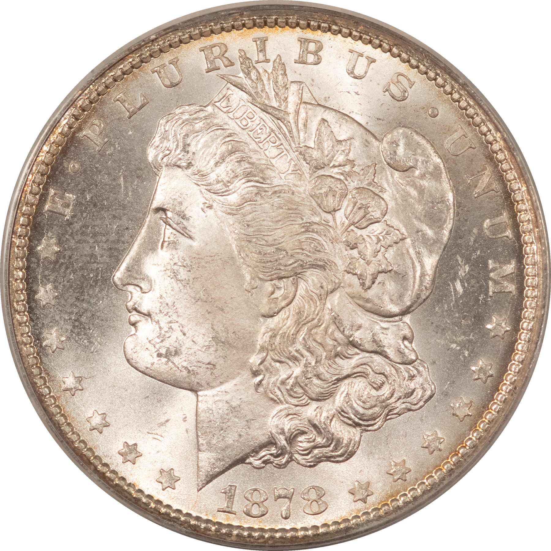 Dollars 1878-CC $1 MORGAN DOLLAR – ANACS MS-64, FLASHY WHITE! CARSON CITY! Dollars 1878-CC $1 MORGAN DOLLAR – ANACS MS-64, FLASHY WHITE! CARSON CITY!