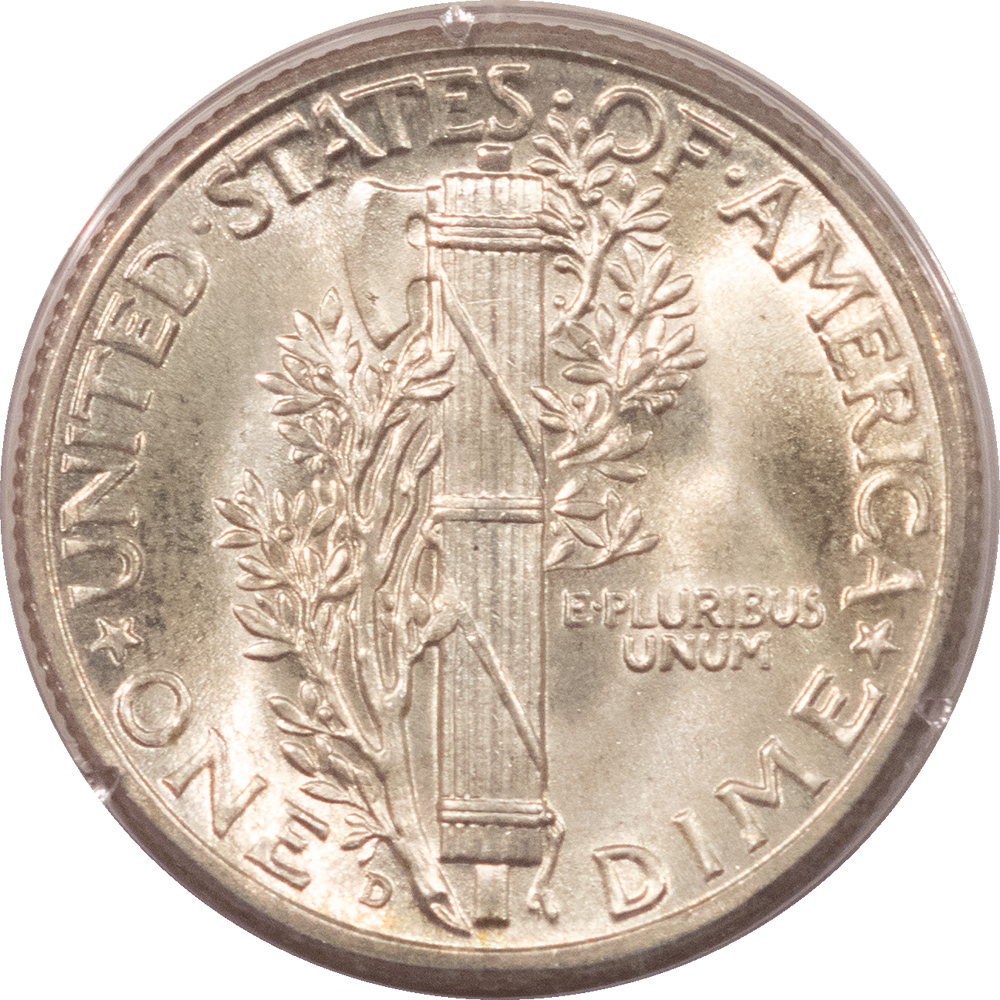 Dimes 1944-D MERCURY DIME – PCGS MS-65 FB, RATTLER, FRESH, PQ & LOOKS MS-67 TO US! Dimes 1944-D MERCURY DIME – PCGS MS-65 FB, RATTLER, FRESH, PQ & LOOKS MS-67 TO US!