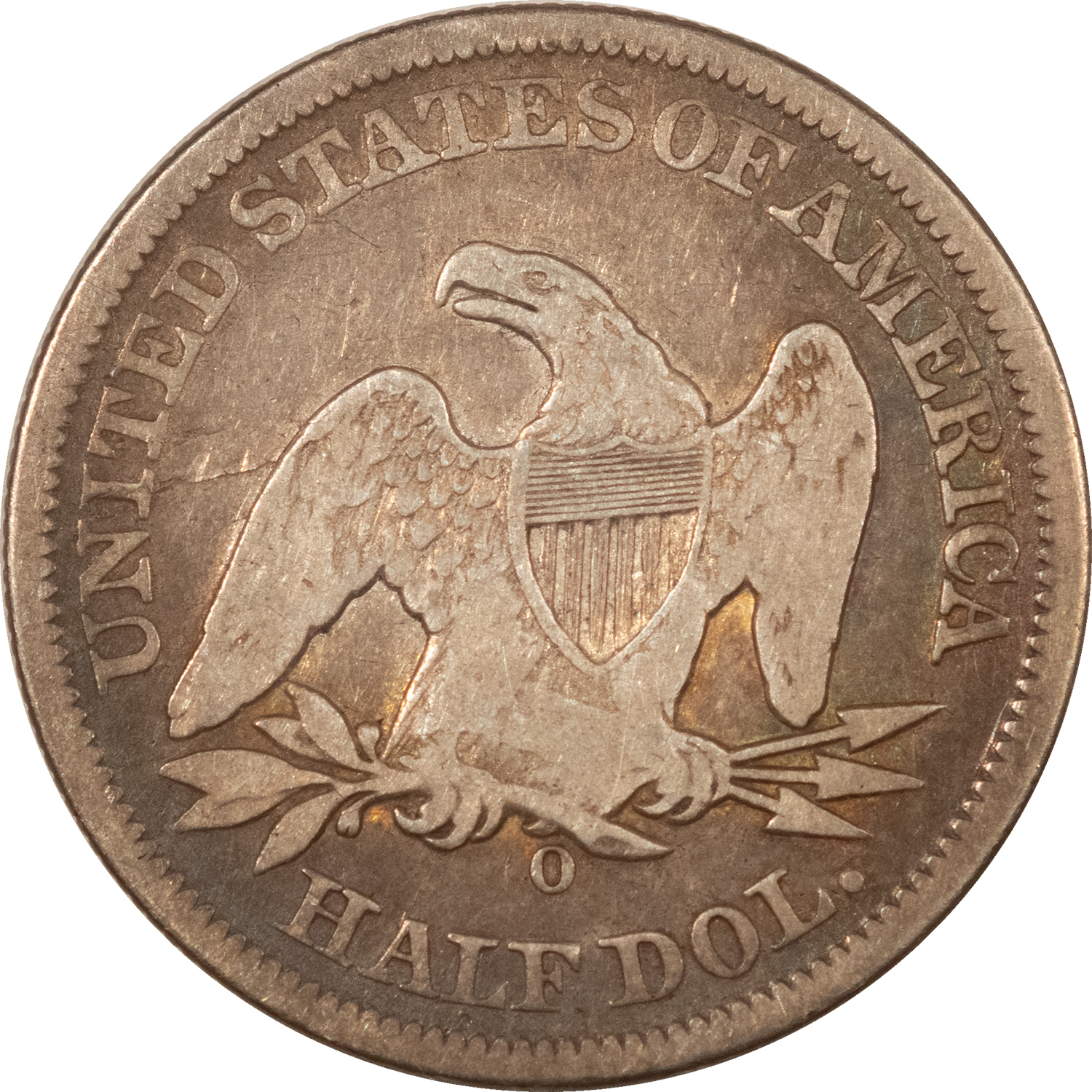 Half Dollars 1854-O SEATED LIBERTY HALF DOLLAR, ARROWS – HIGH GRADE CIRCULATED EXAMPLE! Half Dollars 1854-O SEATED LIBERTY HALF DOLLAR, ARROWS – HIGH GRADE CIRCULATED EXAMPLE!