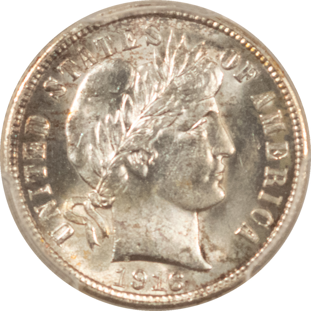 Barber Dimes 1916-S BARBER DIME, PCGS MS-63, LUSTROUS ORIGINAL WHITE W/ A TOUCH OF GOLD! Barber Dimes 1916-S BARBER DIME, PCGS MS-63, LUSTROUS ORIGINAL WHITE W/ A TOUCH OF GOLD!