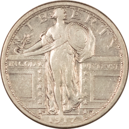New Store Items 1917-S TYPE 1 STANDING LIBERTY QUARTER – CIRCULATED! DECENT DETAILS!