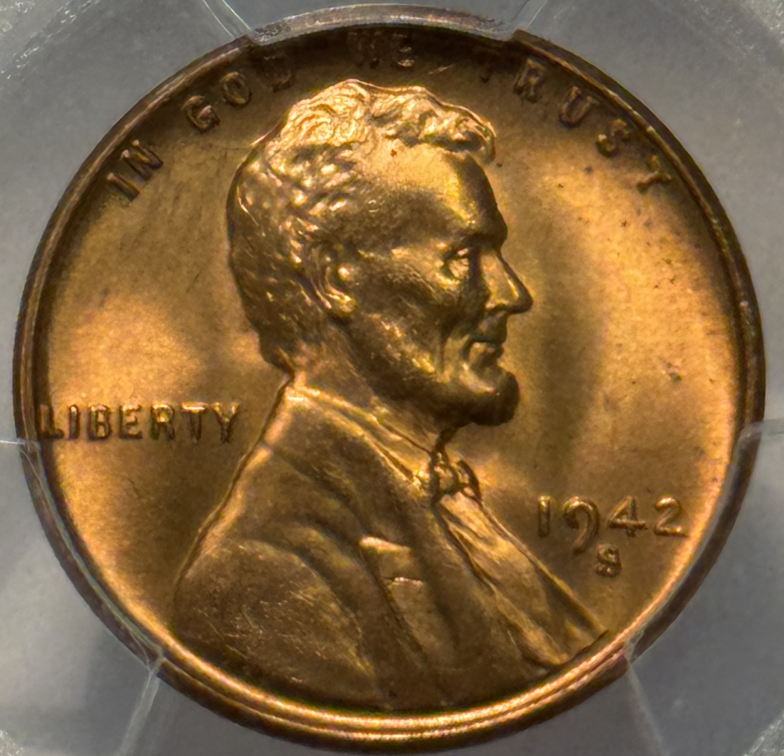 Lincoln Cents (Wheat) 1942-S LINCOLN CENT – PCGS MS-66 RD Lincoln Cents (Wheat) 1942-S LINCOLN CENT – PCGS MS-66 RD
