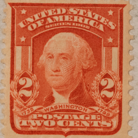 New Store Items SCOTT #319F 2c CARMINE-ROSE TY II, MOG/HR, VF, FRESH COLOR, CAT $100