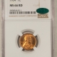 Lincoln Cents (Wheat) 1938 PROOF LINCOLN CENT – PCGS PR-64 RD, OLD GREEN HOLDER & PREMIUM QUALITY!
