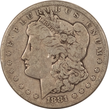 Dollars 1881-CC $1 MORGAN DOLLAR – NICE PLEASING CIRCULATED EXAMPLE! CARSON CITY!