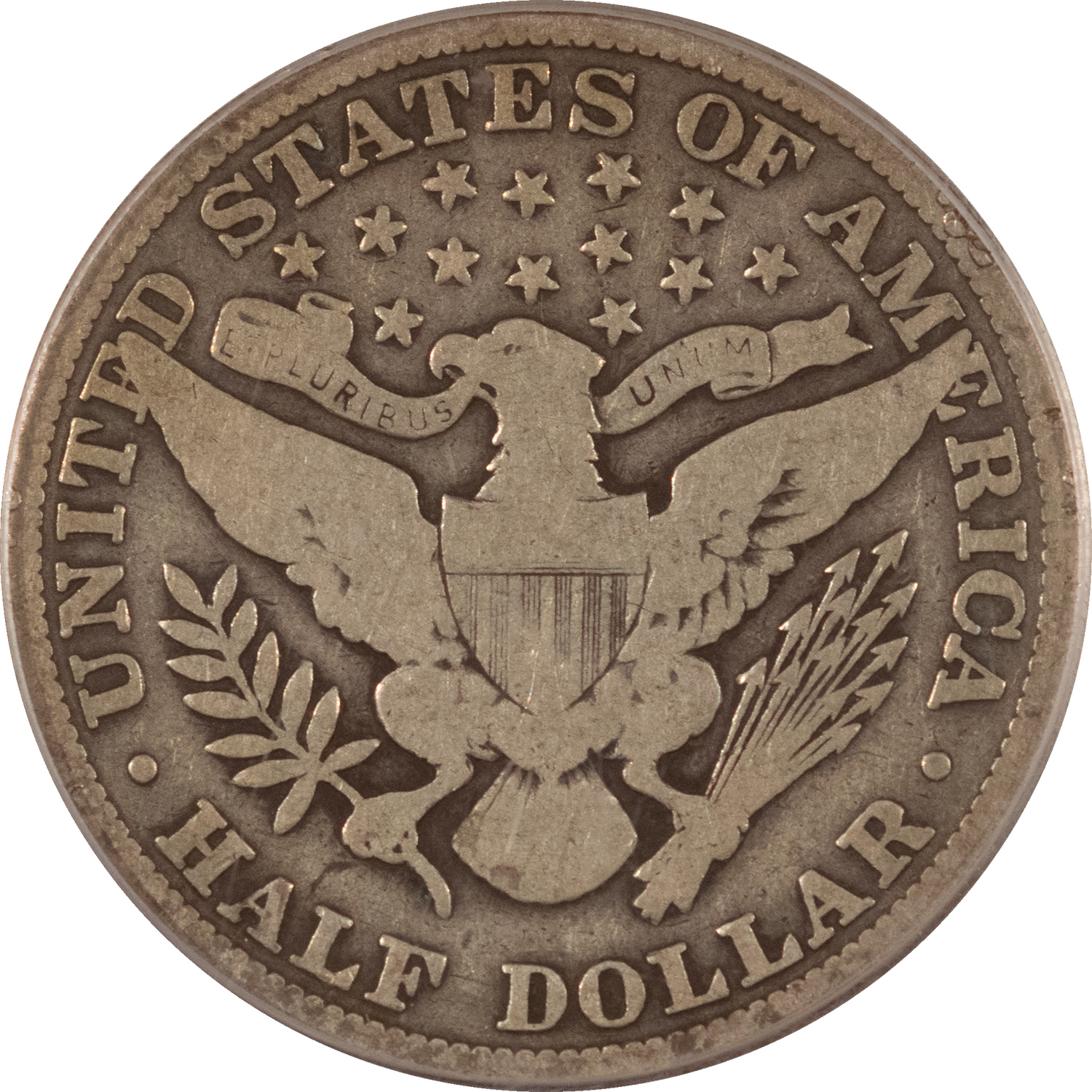 Barber Halves 1915 BARBER HALF DOLLAR – PCGS VG-08, KEY-DATE! Barber Halves 1915 BARBER HALF DOLLAR – PCGS VG-08, KEY-DATE!