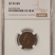 Indian 1866 INDIAN CENT – NGC XF-45 BN, CHOCOLATE BROWN! Indian 1866 INDIAN CENT – NGC XF-45 BN, CHOCOLATE BROWN!