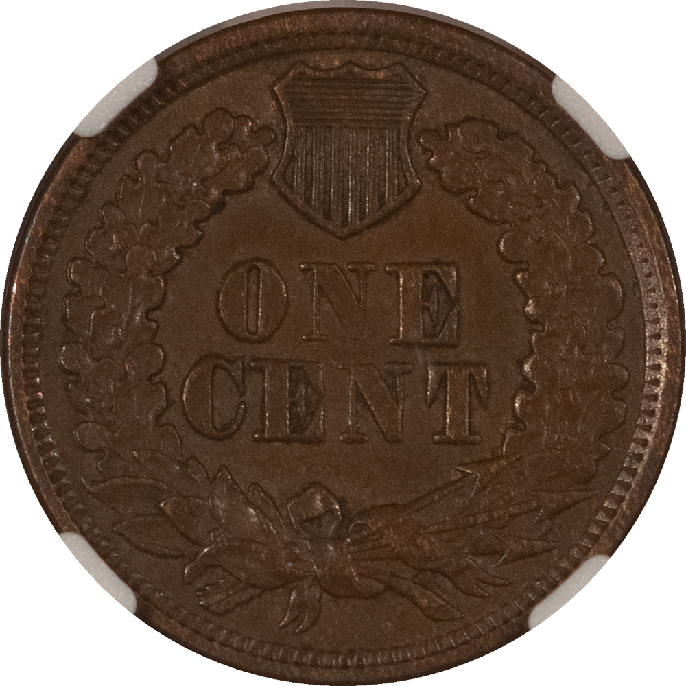 Indian 1866 INDIAN CENT – NGC XF-45 BN, CHOCOLATE BROWN! Indian 1866 INDIAN CENT – NGC XF-45 BN, CHOCOLATE BROWN!