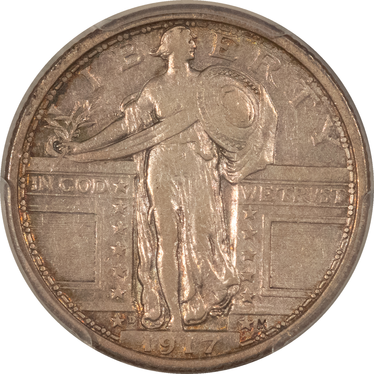 New Certified Coins 1917-D TYPE 1 STANDING LIBERTY QUARTER – PCGS XF-40 New Certified Coins 1917-D TYPE 1 STANDING LIBERTY QUARTER – PCGS XF-40