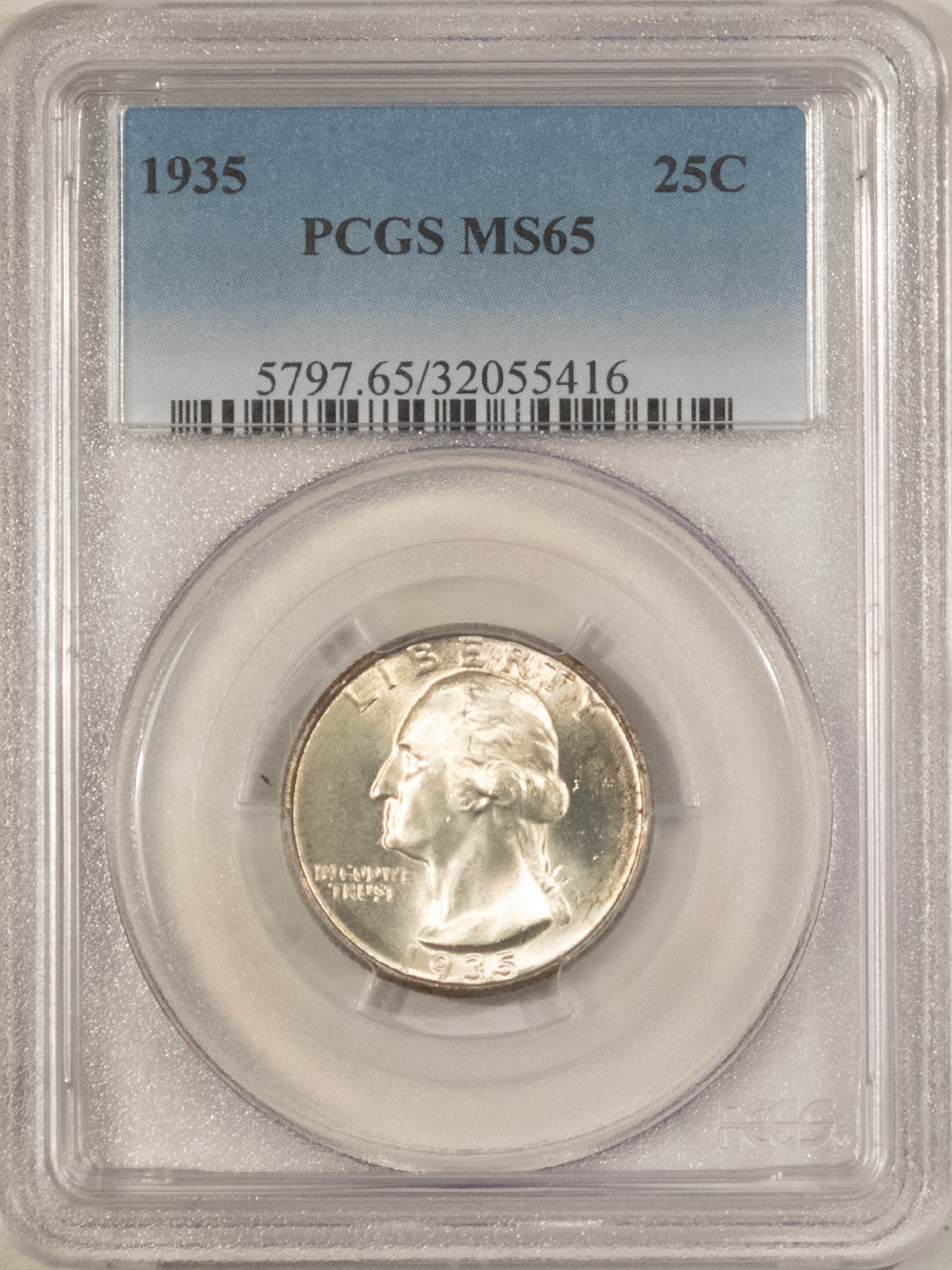 New Certified Coins 1935 WASHINGTON QUARTER – PCGS MS-65, FRESH FLASHY GEM! New Certified Coins 1935 WASHINGTON QUARTER – PCGS MS-65, FRESH FLASHY GEM!