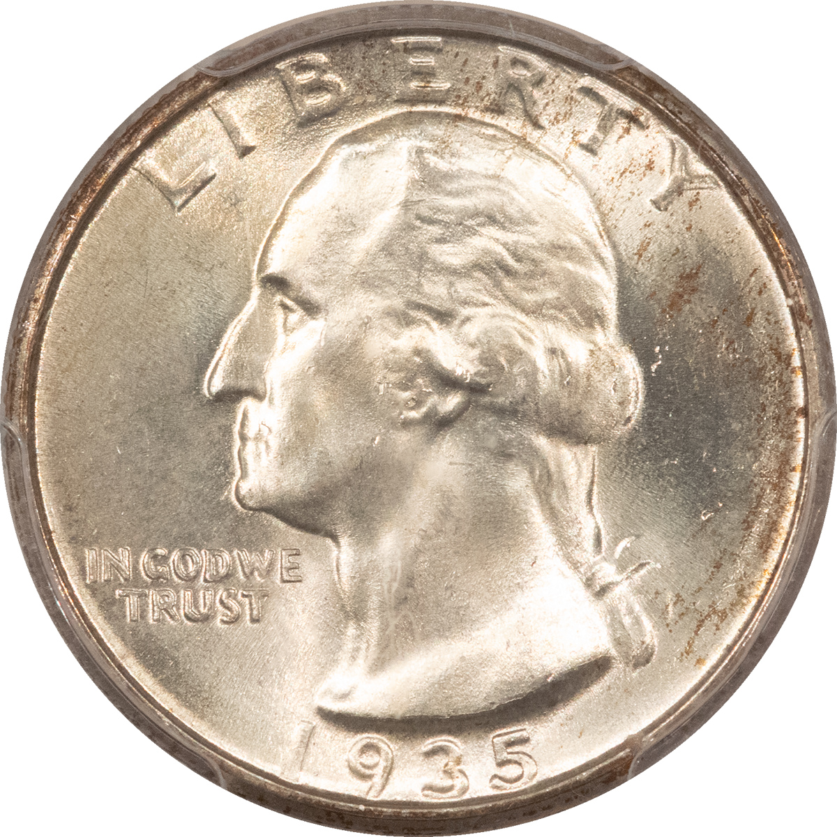 New Certified Coins 1935 WASHINGTON QUARTER – PCGS MS-65, FRESH FLASHY GEM! New Certified Coins 1935 WASHINGTON QUARTER – PCGS MS-65, FRESH FLASHY GEM!