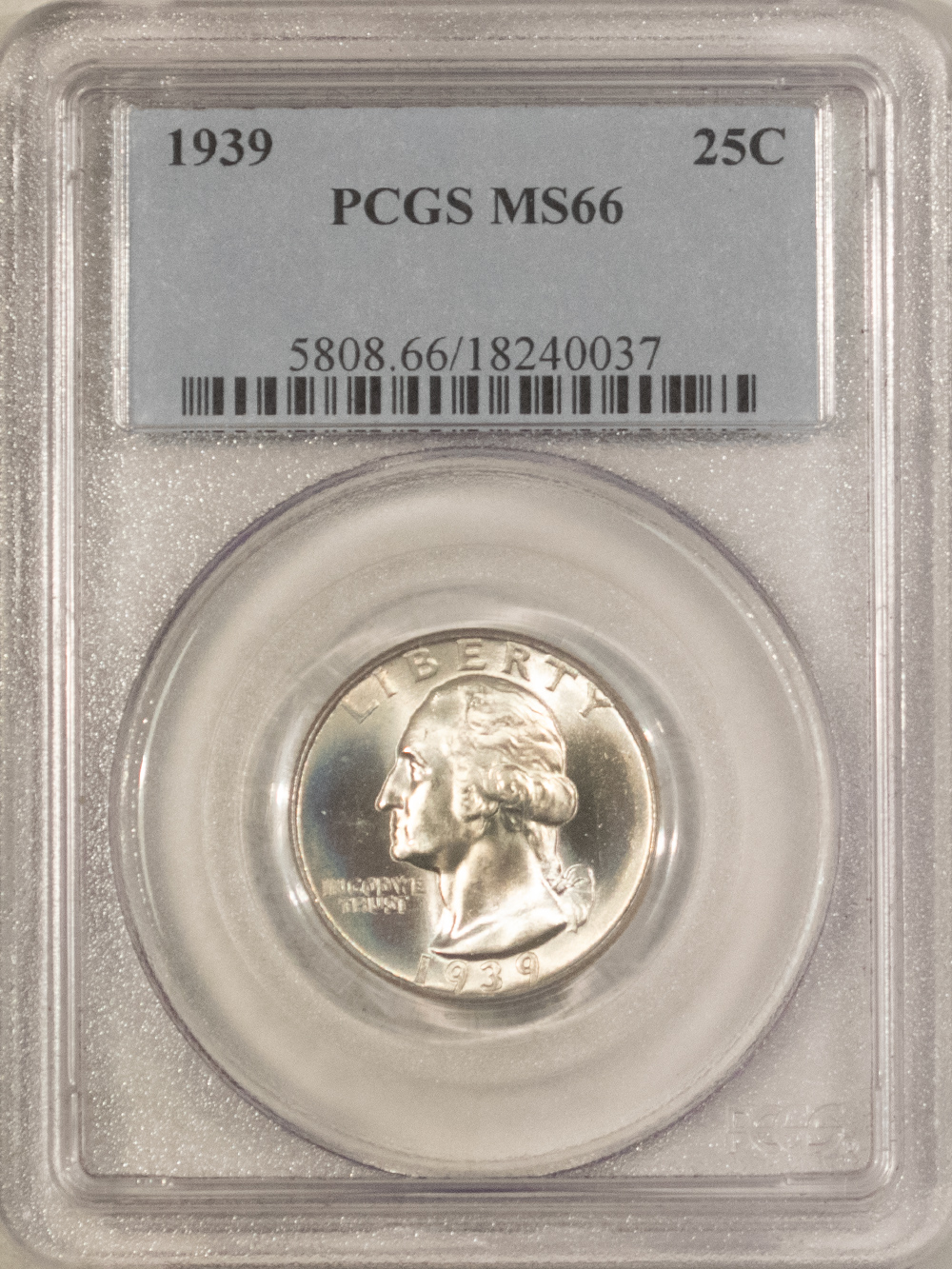 New Certified Coins 1939 WASHINGTON QUARTER – PCGS MS-66, FRESH AND SUPERB! New Certified Coins 1939 WASHINGTON QUARTER – PCGS MS-66, FRESH AND SUPERB!