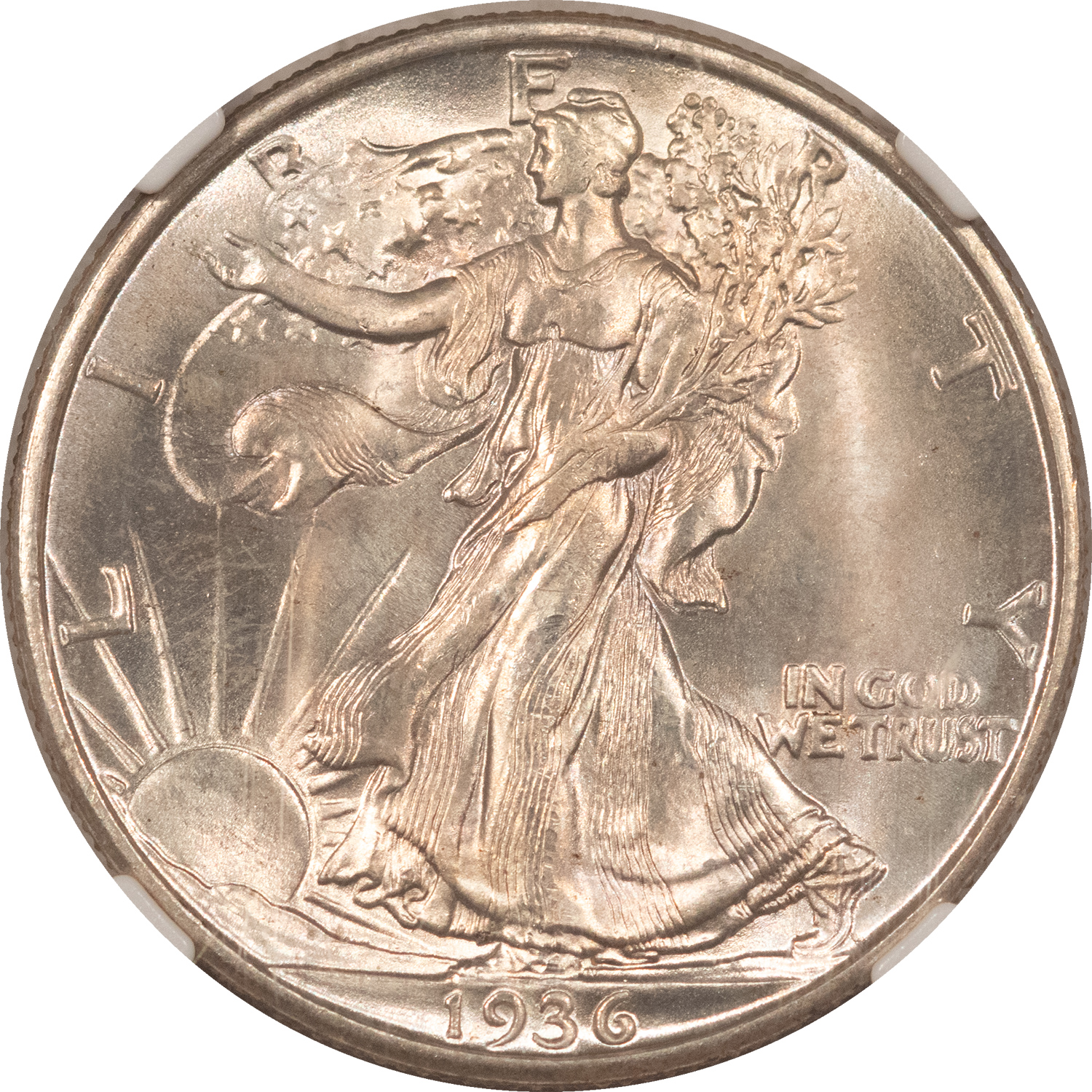 Half Dollars 1936-D WALKING LIBERTY HALF DOLLAR – NGC MS-64 Half Dollars 1936-D WALKING LIBERTY HALF DOLLAR – NGC MS-64