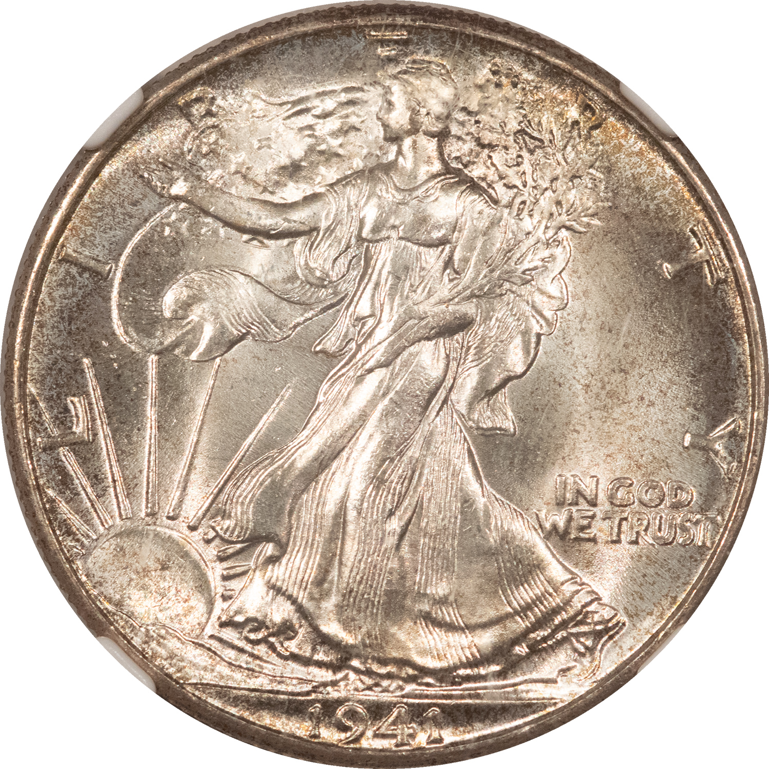Half Dollars 1941 WALKING LIBERTY HALF DOLLAR – NGC MS-66, PLEASING ORIGINAL! Half Dollars 1941 WALKING LIBERTY HALF DOLLAR – NGC MS-66, PLEASING ORIGINAL!