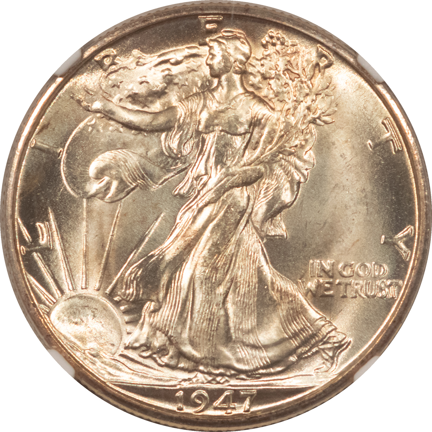 Half Dollars 1947-D WALKING LIBERTY HALF DOLLAR – NGC MS-66, LUSTROUS! Half Dollars 1947-D WALKING LIBERTY HALF DOLLAR – NGC MS-66, LUSTROUS!