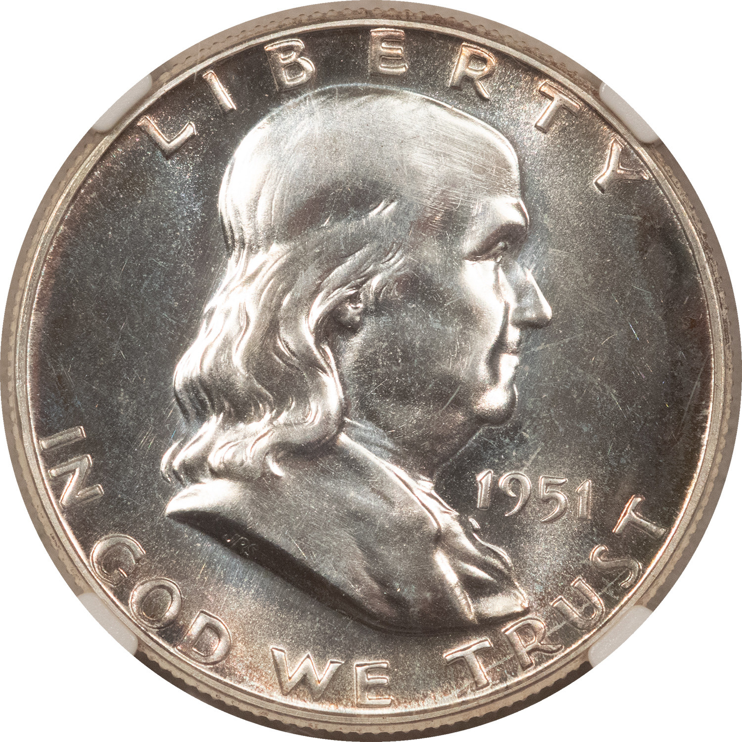 Franklin Halves 1951 PROOF FRANKLIN HALF DOLLAR – NGC PF-65, FRESH GEM! Franklin Halves 1951 PROOF FRANKLIN HALF DOLLAR – NGC PF-65, FRESH GEM!