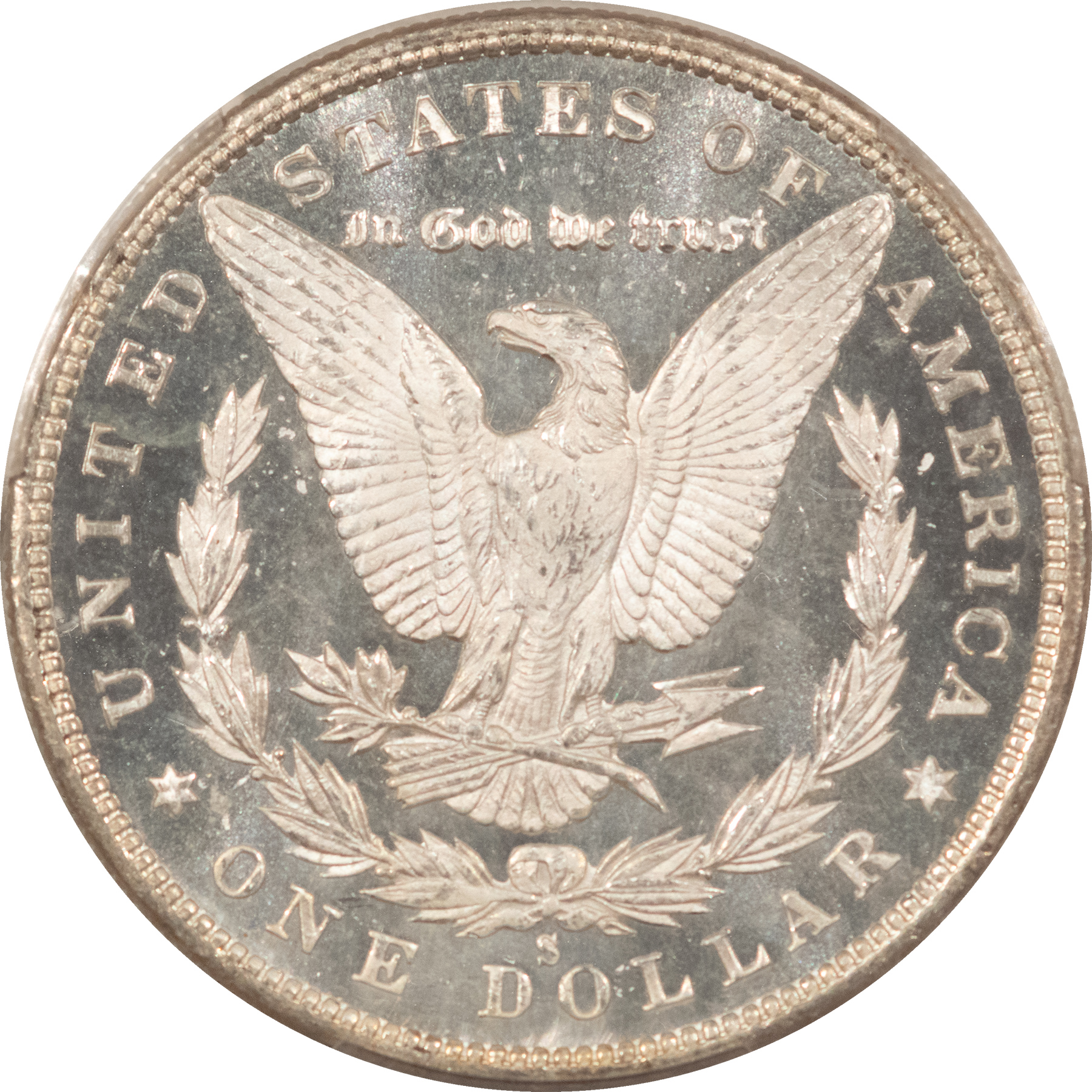 Dollars 1880-S $1 MORGAN DOLLAR – PCGS MS-64 DMPL, WHITE, DEEP MIRROR PROOF-LIKE! Dollars 1880-S $1 MORGAN DOLLAR – PCGS MS-64 DMPL, WHITE, DEEP MIRROR PROOF-LIKE!