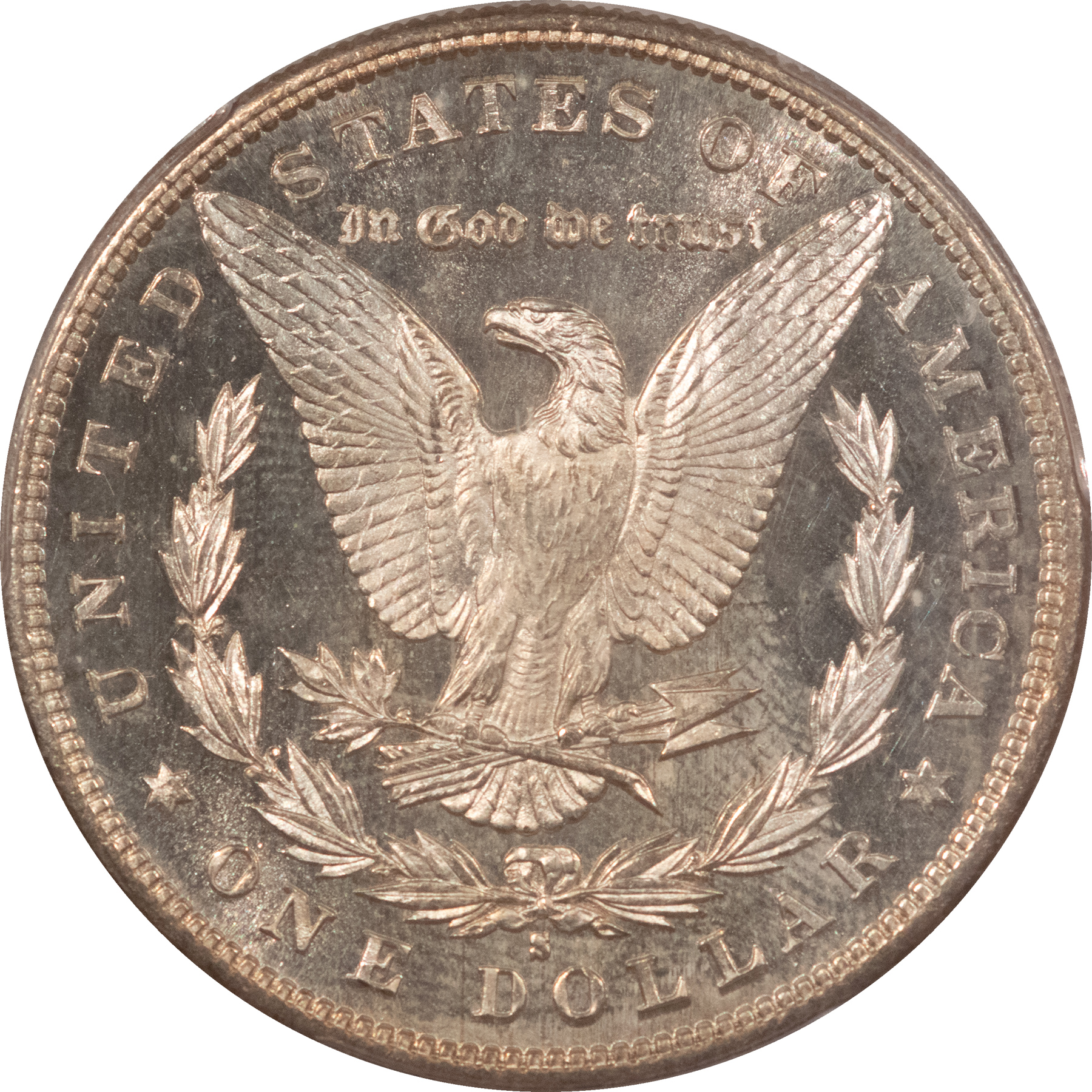 Dollars 1881-S $1 MORGAN DOLLAR – PCGS MS-64 PL, FRESH WHITE PROOFLIKE W/ GREAT MIRRORS! Dollars 1881-S $1 MORGAN DOLLAR – PCGS MS-64 PL, FRESH WHITE PROOFLIKE W/ GREAT MIRRORS!