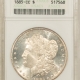 Dollars 1882-O $1 MORGAN DOLLAR – NGC MS-62 PL, FRESH WHITE & PROOF-LIKE! Dollars 1882-O $1 MORGAN DOLLAR – NGC MS-62 PL, FRESH WHITE & PROOF-LIKE!