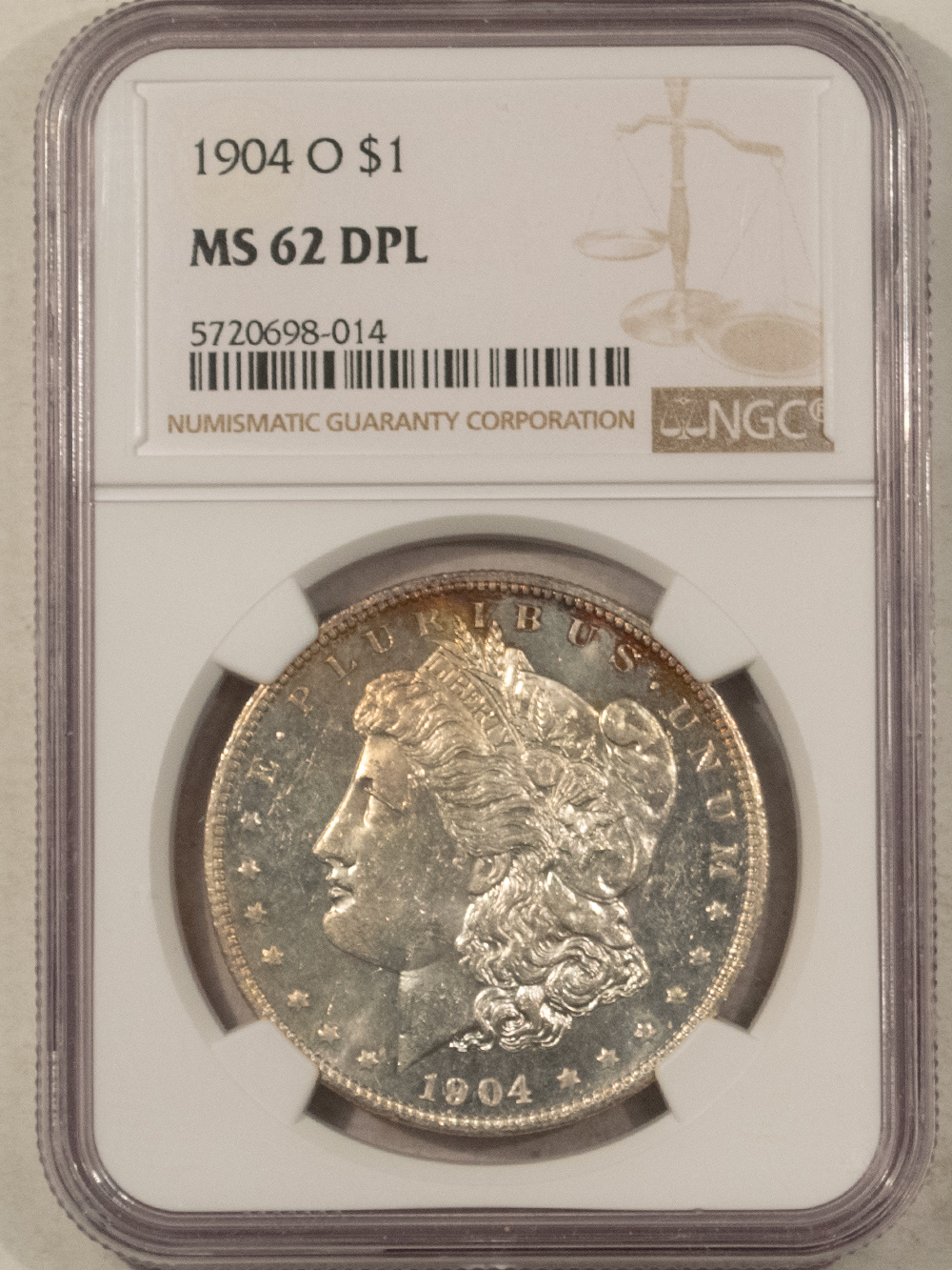 Dollars 1904-O $1 MORGAN DOLLAR – NGC MS-62 DPL, DEEP MIRRORS! Dollars 1904-O $1 MORGAN DOLLAR – NGC MS-62 DPL, DEEP MIRRORS!